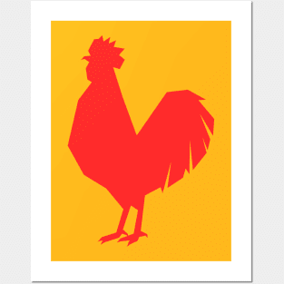 Red Rooster Posters and Art